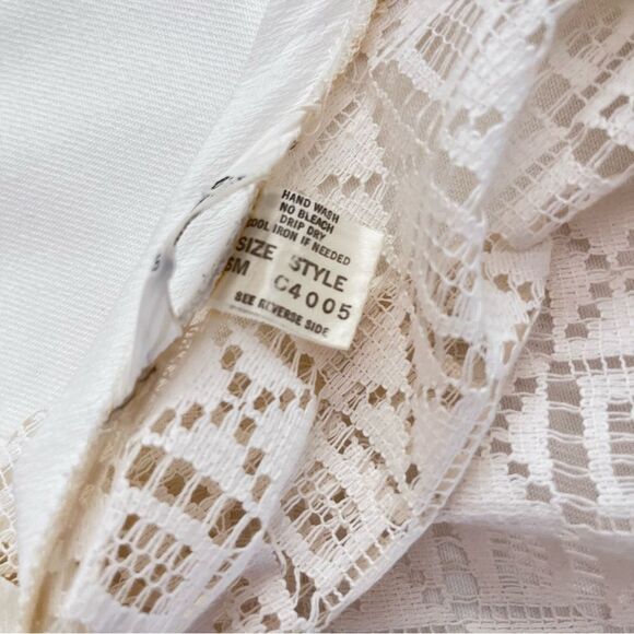 Vintage 1960’s Cole Of California Crochet Lace Swim Coverup - Picture 8 of 9